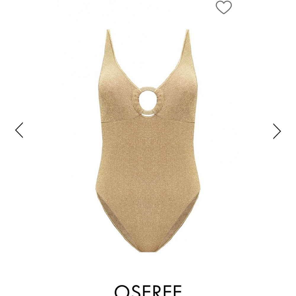 Oseree Gold one piece swimsuit